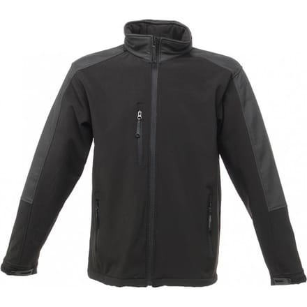 Regatta Heren Hydroforce 3-laags Membraan Waterdichte Ademende Softshell-jassen (Zwart)