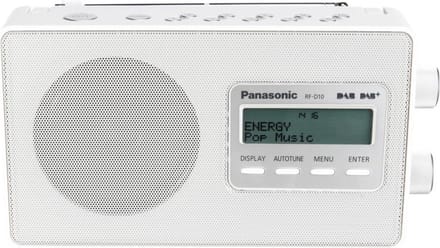 Panasonic -RF-D10EG - DAB/DAB+/FM - Mono - Wit