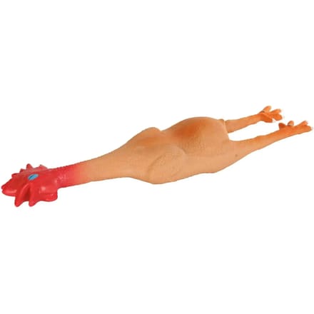 Kip latex piepspeeltjes voor honden Trixie