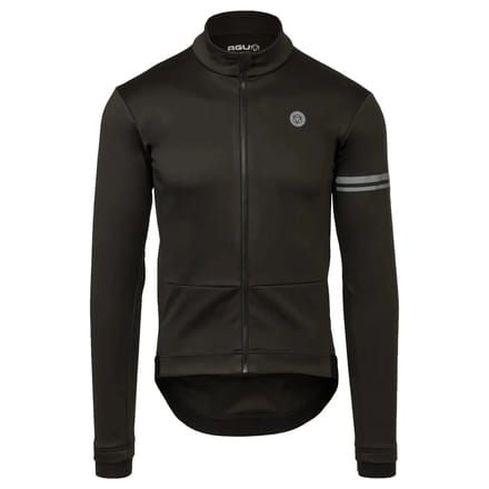 AGU Performance - Winterjack Heren - Fietsjack - Softshell - Winddicht - Waterafstotend - 3 Achterzakken - Reflecterend - Zwart - M