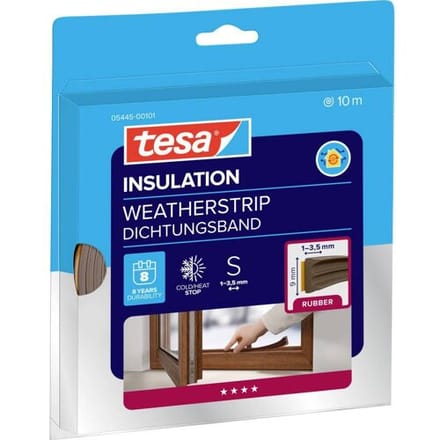 tesa E-PROFILE 05445-00101-00 Afdichtingstape tesamoll Bruin (l x b) 10 m x 9 mm 1 stuk(s)