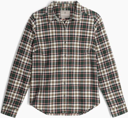 Royal Robbins Lieback Organic Cotton Flannel L/S - Blouse - Dames - Groen - Maat M