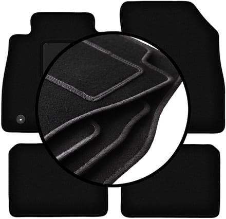 Complete set veloursmatten voor: Nissan Micra K14 hatchback (2017-)