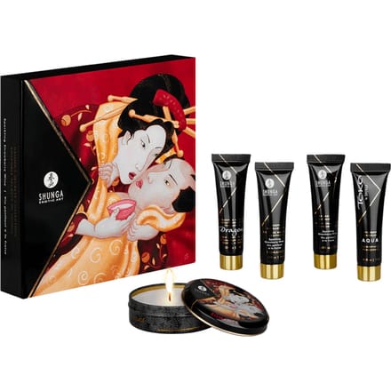 Shunga Geisha Sparkling Geschenkset Aardbeienwijn - Rood