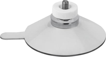Zuignap  met schroefdraad en kartelmoer - 50 mm - 10 stuks
