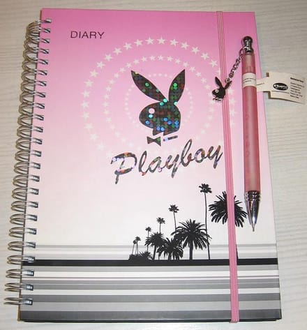 Playboy agenda met vulpotlood