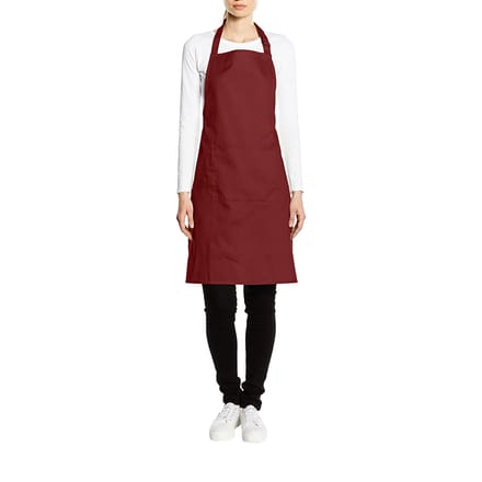 Premier Dames/Dames Kleuren Bipschort Met Zak / Werkkleding (Bourgondië)