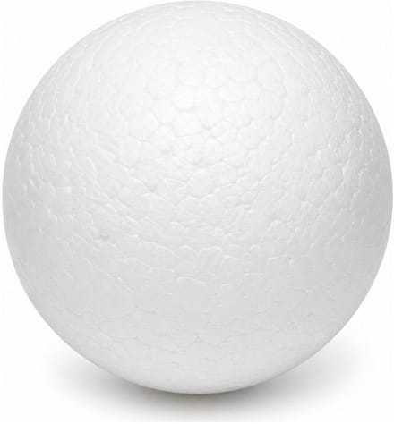 Piepschuim vormen - bal - 1x - D8 cm - styropor hobby / DIY vorm - basis knutselfiguren