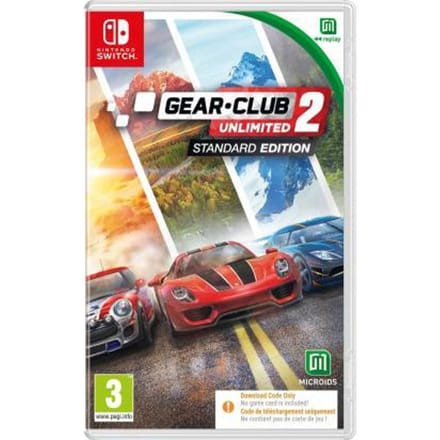 Nintendo Switch Switch Gear Club Unlimited 2 (Code in a Box) Games