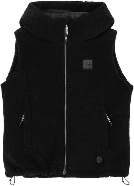 Equithème Verwarmde fleecebodywarmer Valery-Black-M