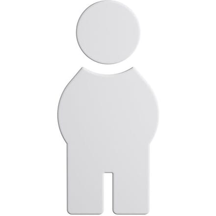 HEWI Series 477/801 Symbol Man 801.91B010 98