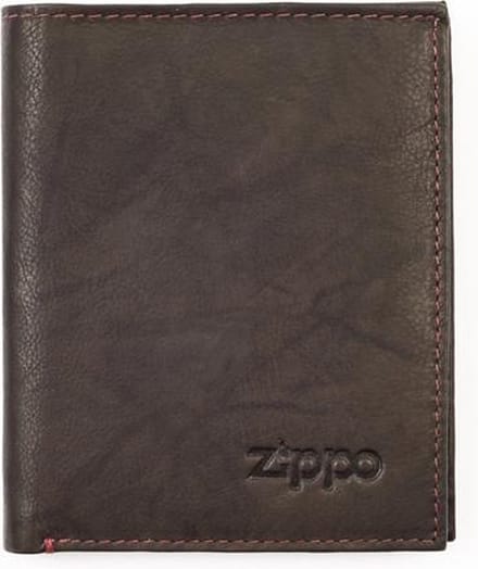 Leren heren portemonnee large Zippo - Mokka