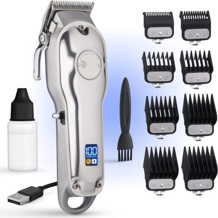 Zyrex® Trimmer Baard - Trimmer - Zilver -‎ 24cm x 16cm x 9cm