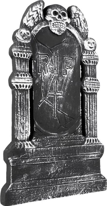 Boland - Grafsteen Flying skull 'RIP' - Horror - Horror