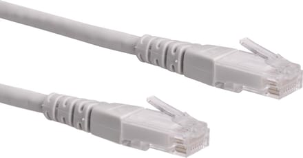 ROLINE Patchkabel Cat.6 UTP (Class E), grijs, 2 m