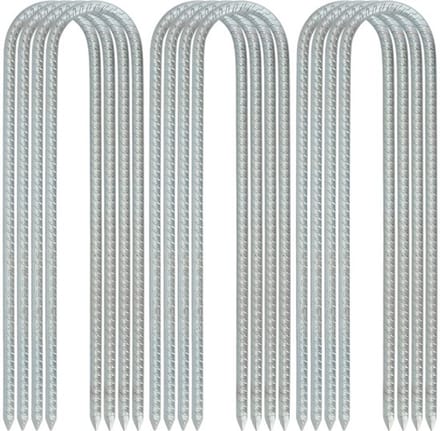 Allecto - 12 Inch Gegalvaniseerde Wapening Stakes - Heavy Duty