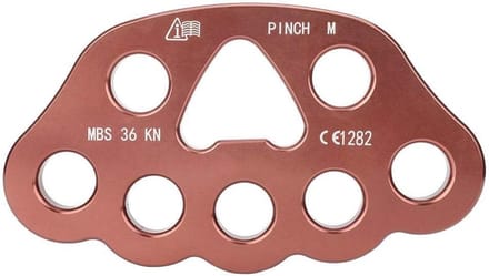 Klimplaat 8 Gaten - Meervoudige Plaat - Redden Klimuitrusting - 36KN Sterkte