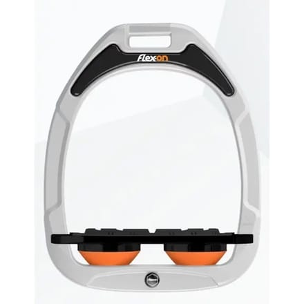 Platte Grip Riemen Wit/Zwart/Oranje Flex-On Green Composite