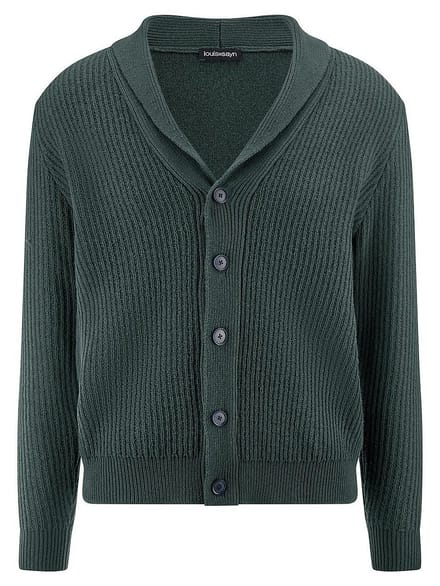 Vest sjaalkraag Van Louis Sayn groen