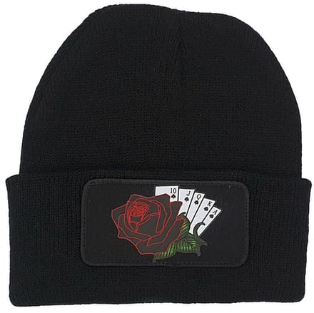 Lauren Rose - Full House Rose - Beanie - Muts - Zwart