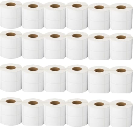 Zelfklevende Etiketten Rollen, UPC Barcode, 64x59 mm, 24 Rollen