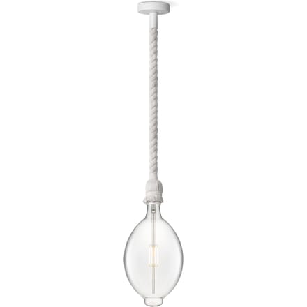 Home sweet home hanglamp Leonardo wit Oval - helder