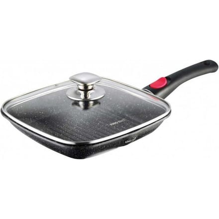 Kinghoff 1511 grillpan - 28x28 cm - marble coating - inductie