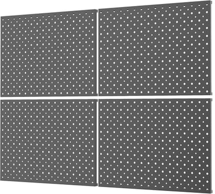 Metalen Pegboard Panelen 4-pack 12"x16" voor Garage en Tool Organizer