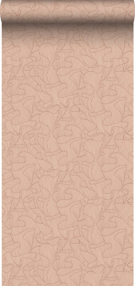 ESTAhome behang koraal licht terracotta - 50 x 900 cm - 139502