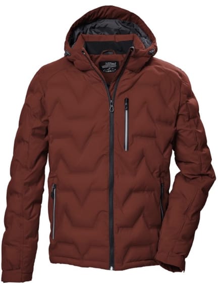 Killtec heren winterjas - padded - 41834 - rood - maat 4XL