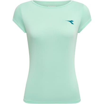 Diadora Court T-shirt Dames-groen