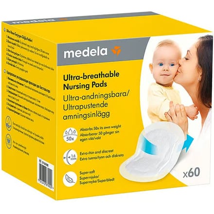 Medela Ultra-Breathable Nursing Pads 60 st