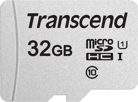 Transcend Premium 300S microSDHC-kaart 32 GB Class 10, UHS-I, UHS-Class 1