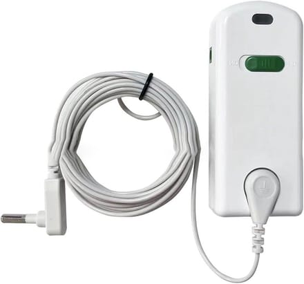 Aarding Tester - Continuïteitstester Mat - Aarding Controleren - Met 15ft Koord - 12 x 10 x 2 cm - Wit