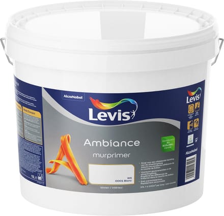 Levis - Ambiance Mur Primer - Wit - 10 L