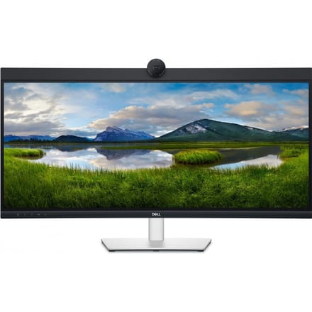 Monitor P3424WEB 34 inch IPS Gebogen WQHD (3440x1440)/21:9/HDMI/DP/USB-C/RJ-45/Camera/Luidsprekers/Microfoon/3J