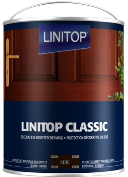 Linitop Classic - Beits - Decoratieve beschermende beits  - WENGE - 289  - 2,50 L