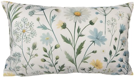 Clayre & Eef Kussenhoes 35x50 cm Beige Polyester