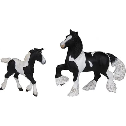 Speelfiguur - Paard - Iers Cob - Veulen - Zwart