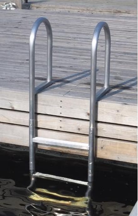 Zwemtrap aluminium 3 treden