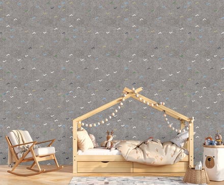 INGK Kinderbehang - Olive & Noah - Truck Life Repeat color mix & match