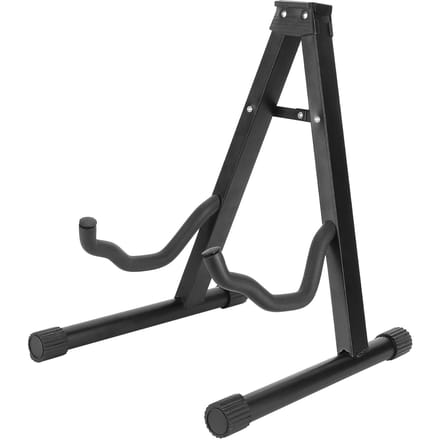 Gitaarstandaard AF-frame opvouwbare displayhouder voor akoestische en elektrische gitaren, draagbare opbergstandaard. black