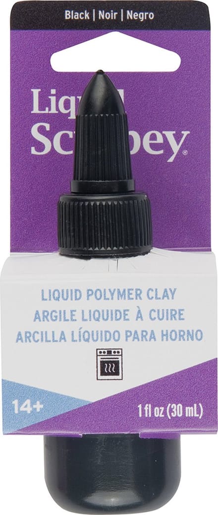 Vloeibare klei black - 30 ml - Sculpey