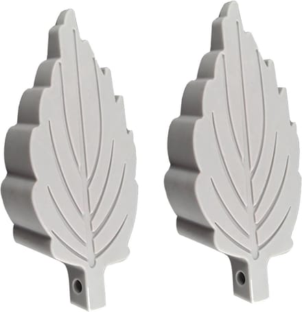Deurstopper Set - Antislip Wiggen - Deuren Open Houden - Geen Boor Installatie - 2 Stuks - Grijs