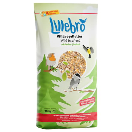 20kg Schaalvrij Lillebro Wildvogelvoer