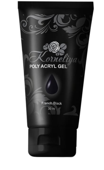Korneliya Poly Acryl Gel FRENCH BLACK 30 Gram