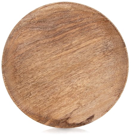 Serveerbord Houten MANGO 25 cm - Dienblad - Bord - Plateau