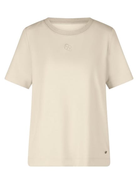 Shirt ronde hals Van BASLER beige