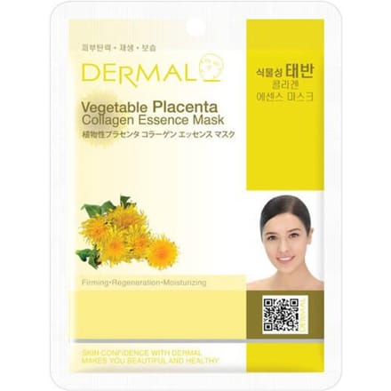 Dermal Collageen Essentie Masker Gezichtsmasker in Sheet Plantaardige Placenta