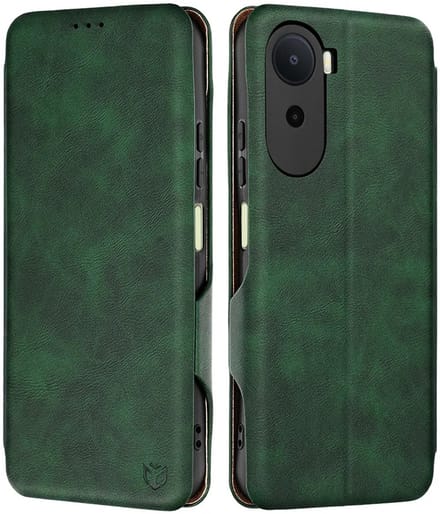Hoesje geschikt voor Xiaomi Redmi A7 Pro - Techsuit Safe+ Book Wallet Case - Donkergroen